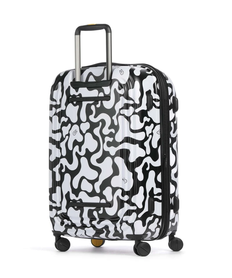Mandarina Duck Logoduck+ Moire 4-Rollen Trolley moire