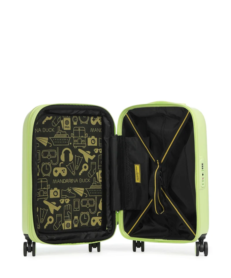 Mandarina Duck Logoduck+ 4-Rollen Trolley matcha