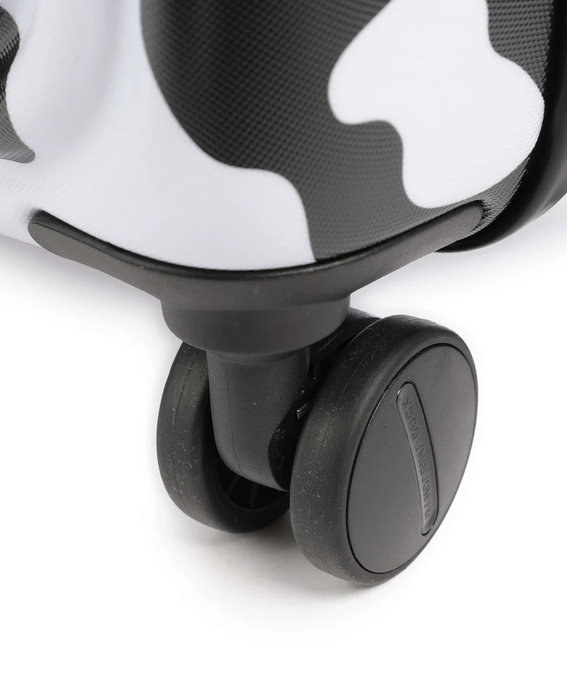Mandarina Duck Logoduck+ Moire 4-Rollen Trolley moire