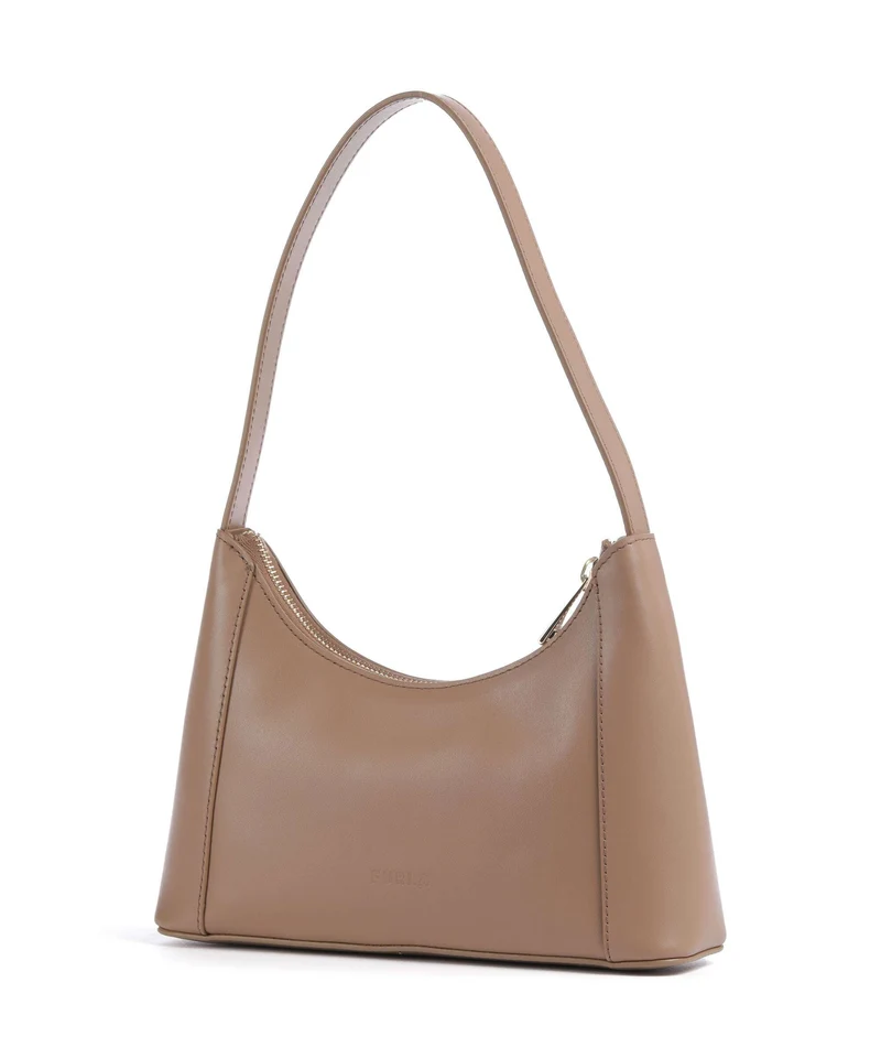 Furla Diamante Mini Schultertasche toffee