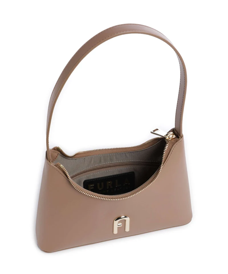 Furla Diamante Mini Schultertasche toffee