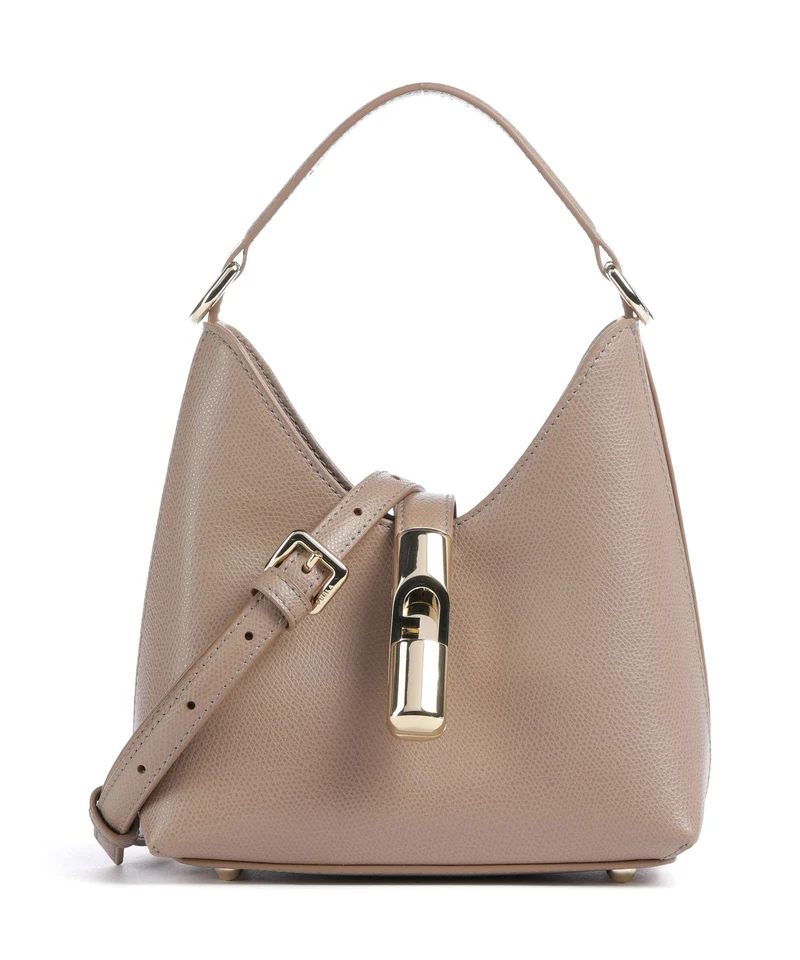 Furla Iride Mini Umhängetasche greige