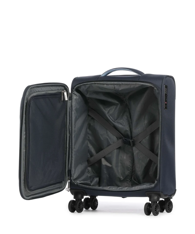 American Tourister Cloudrider S 4-Rollen Trolley sky navy