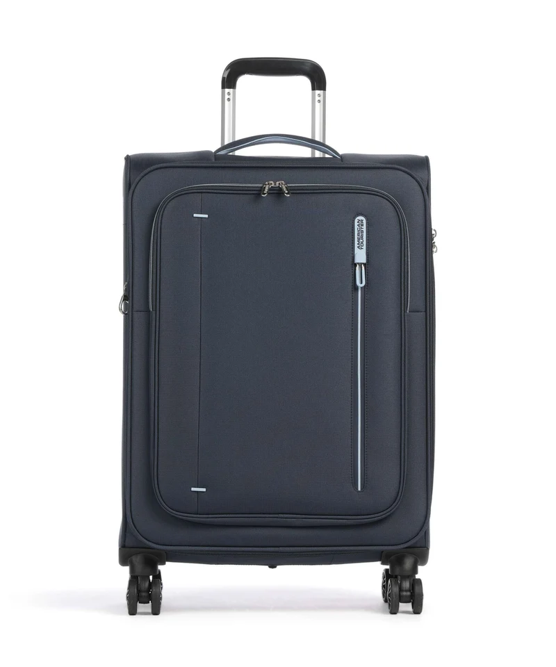 American Tourister Cloudrider M 4-Rollen Trolley sky navy