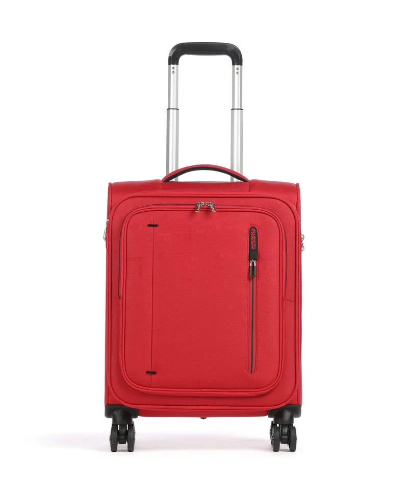 American Tourister Cloudrider S 4-Rollen Trolley astral red