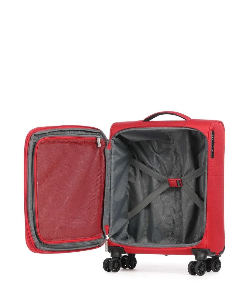 American Tourister Cloudrider S 4-Rollen Trolley astral red