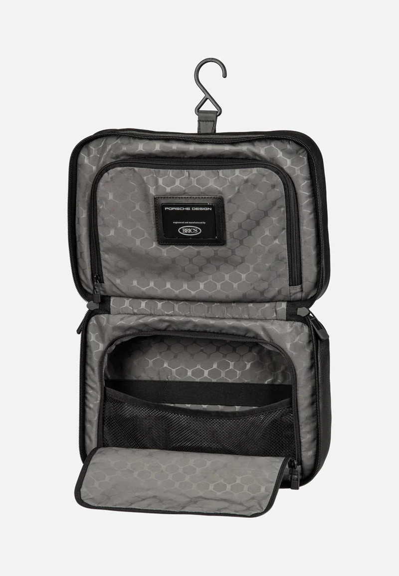 Roadster Leather Evo Washbag Black - Kulturbeutel