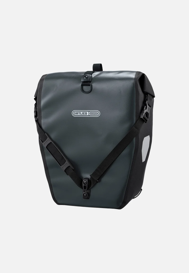 Back-Roller Asphalt Schwarz - Fahrradtasche