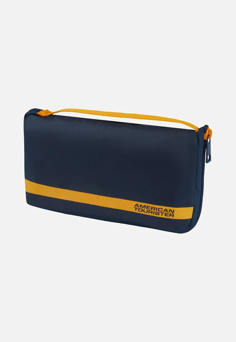 Foldable L Navy/Orange - Luggage Cover