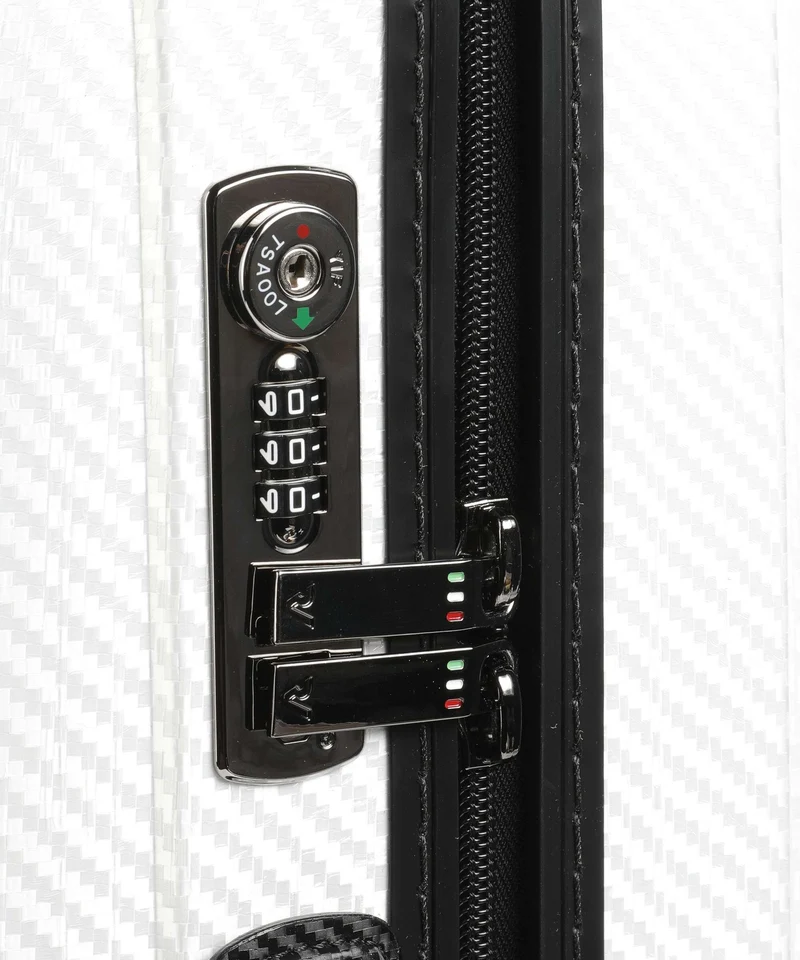 Roncato We Are Glam 4-Rollen Trolley bianco/nero