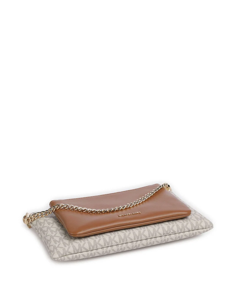 Michael Kors Jet Set Umhängetasche vanilla/acorn