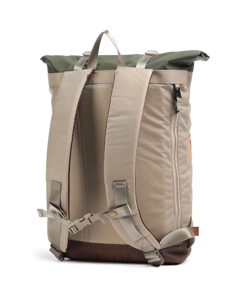 Doughnut Jungle Christopher Small Rolltop Rucksack beige