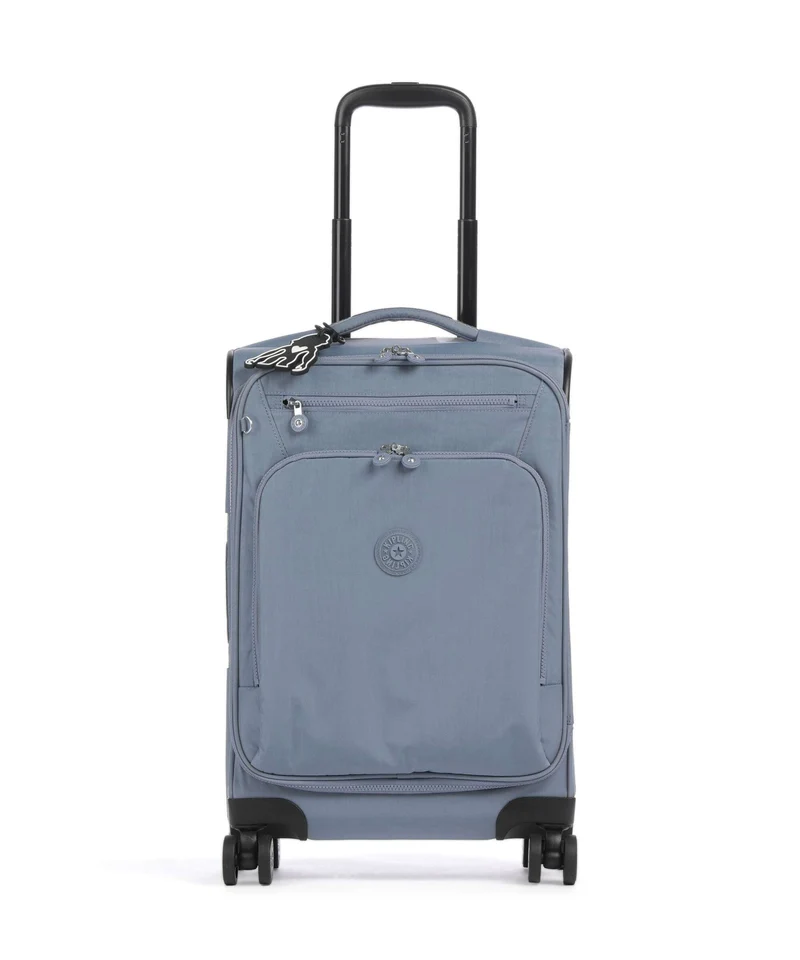 Kipling Basic New Youri S 4-Rollen Trolley blue stone