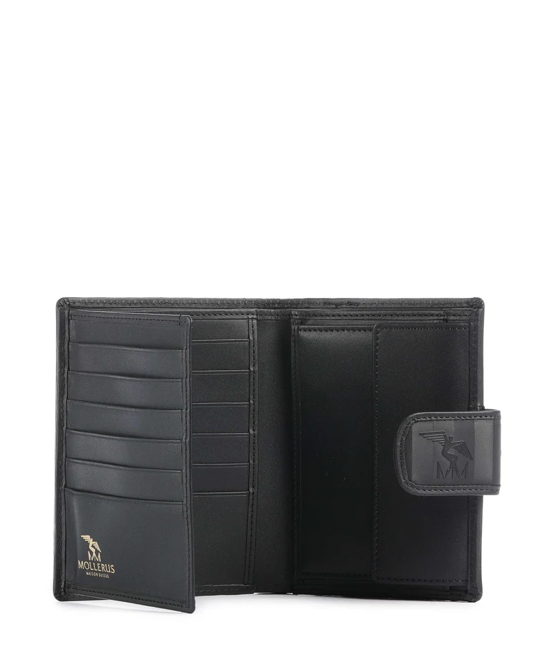 Maison Mollerus Vinerus Roseg Geldbörse classic schwarz