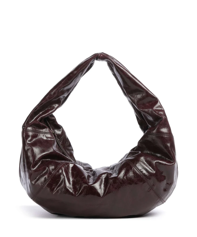 Les Visionnaires Greta Icon Crinkle Beuteltasche bordeaux red