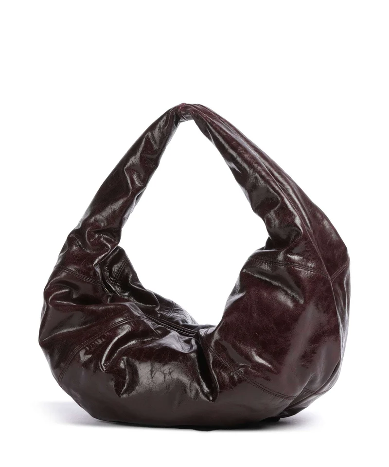 Les Visionnaires Greta Icon Crinkle Beuteltasche bordeaux red