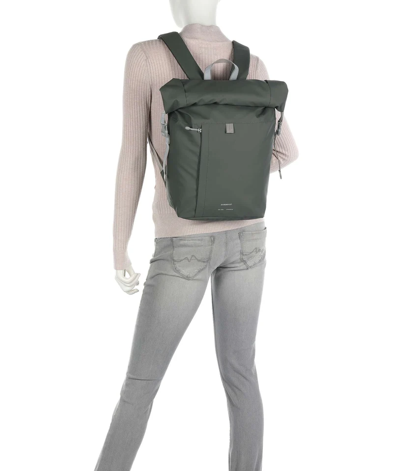Sandqvist Stream Konrad Rolltop Rucksack orange