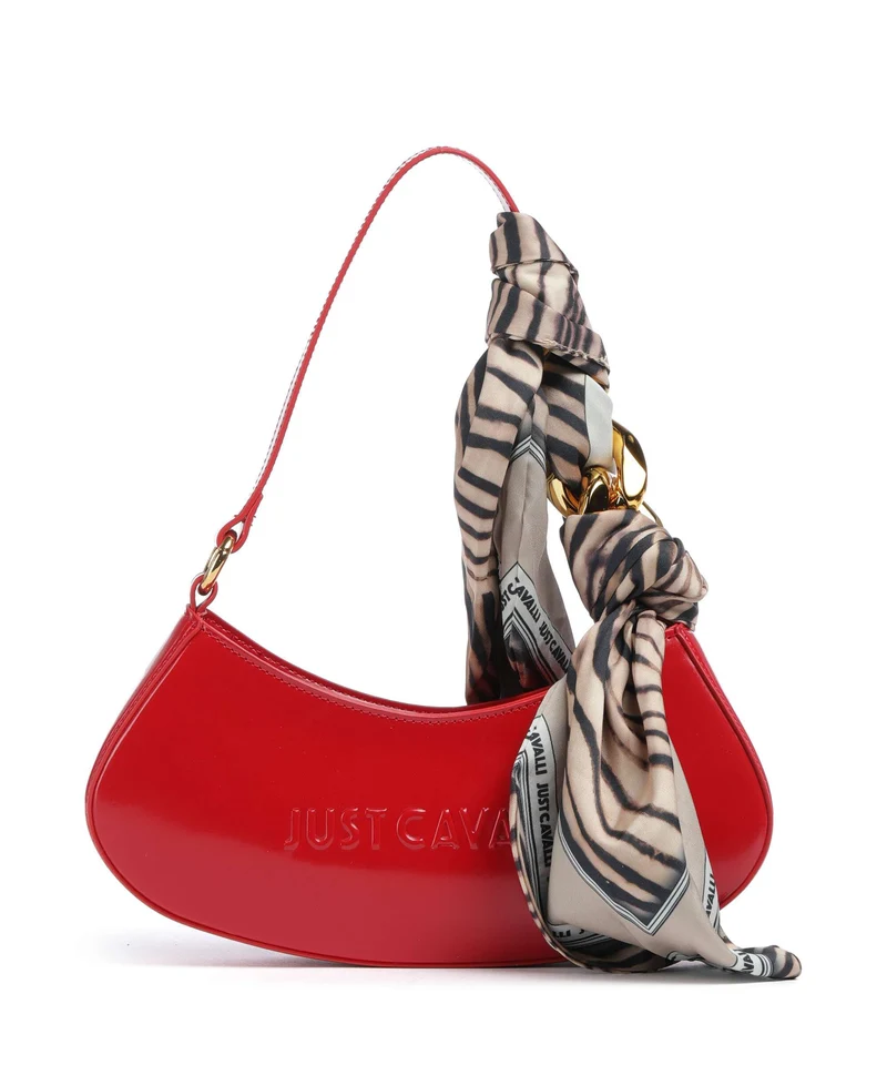 Just Cavalli Chain Foulard Schultertasche barbados cherry