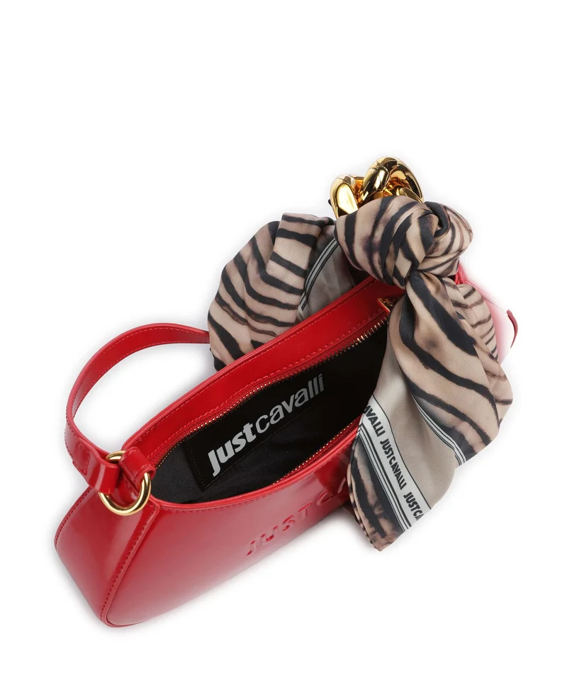 Just Cavalli Chain Foulard Schultertasche barbados cherry