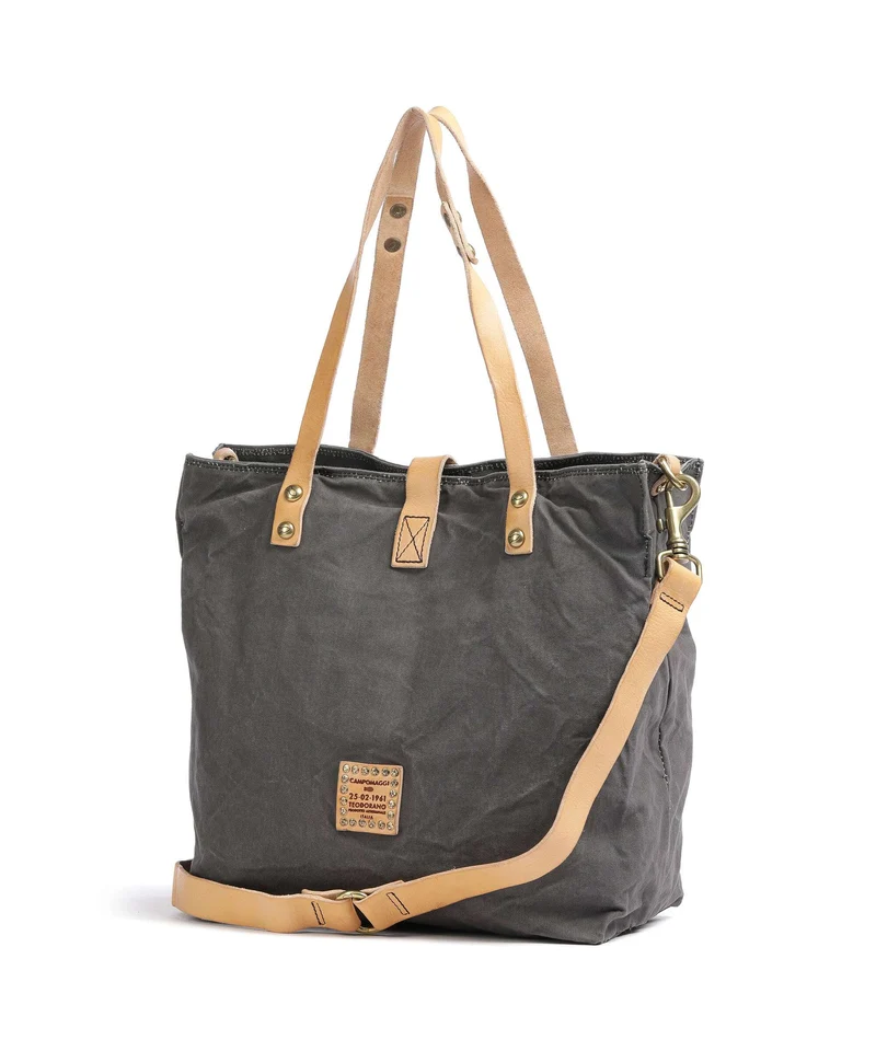 Campomaggi Shopper grey/natural/silver