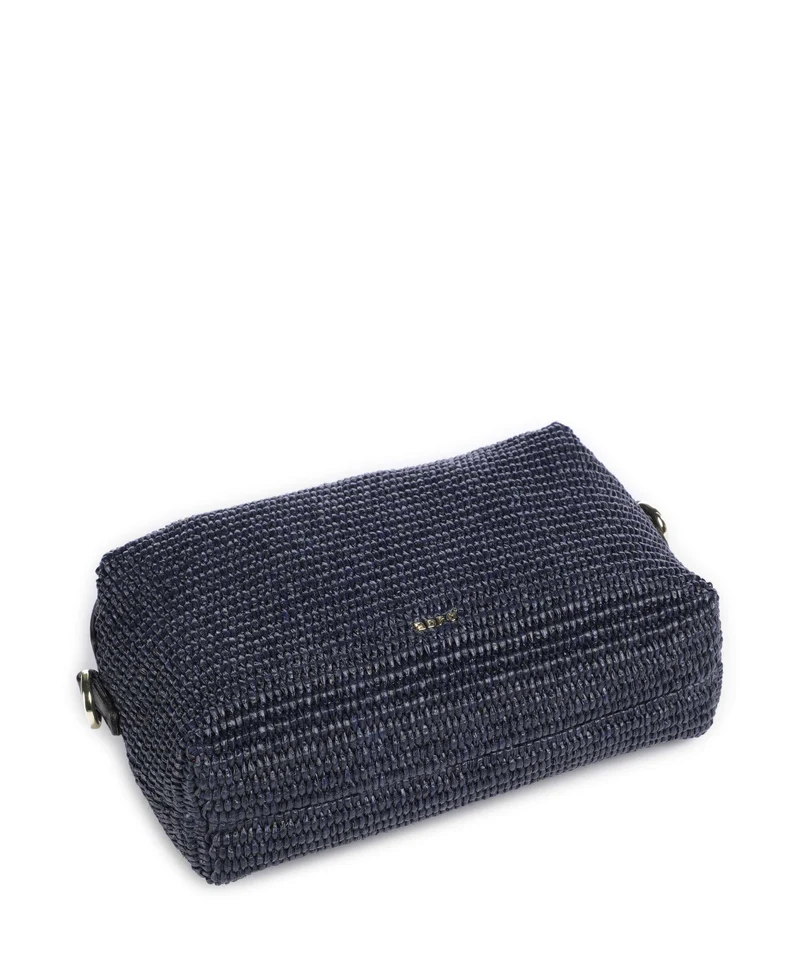 Abro Raffia Kaia Umhängetasche navy