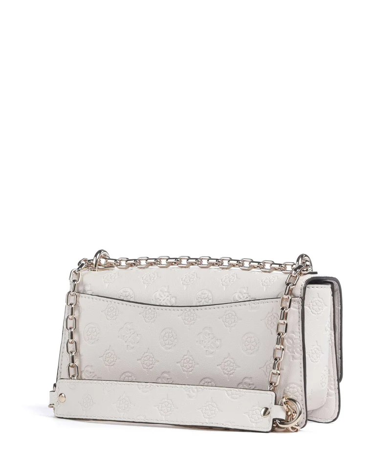 Guess Gerty Peony Schultertasche offwhite