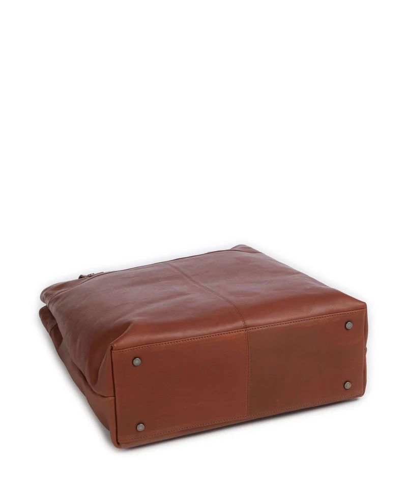 The Chesterfield Brand Wax Pull Up Cow Solvia Shopper cognac