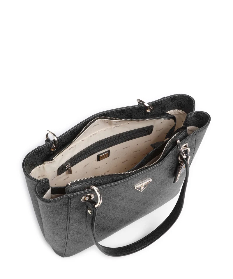 Guess Noelle Shopper coal logo