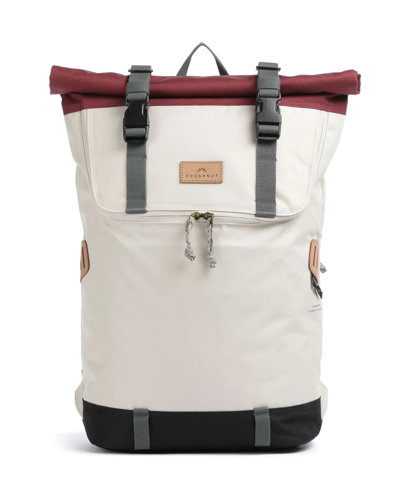 Doughnut Reborn Christopher Rolltop Rucksack stone/wine