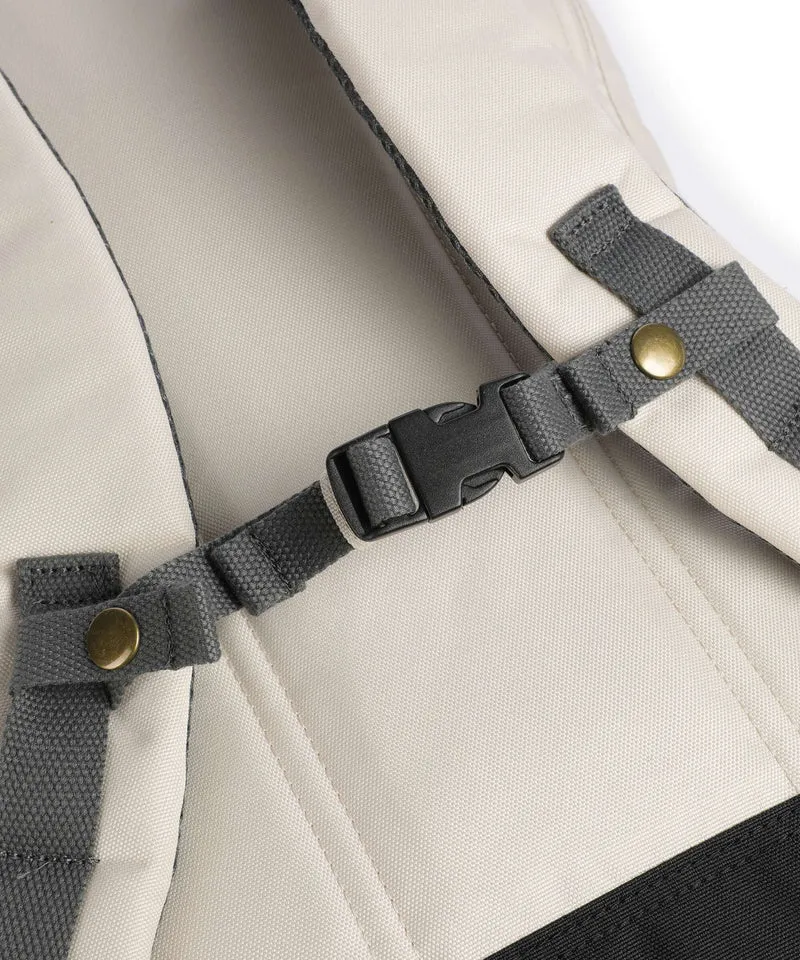 Doughnut Reborn Christopher Rolltop Rucksack stone/wine