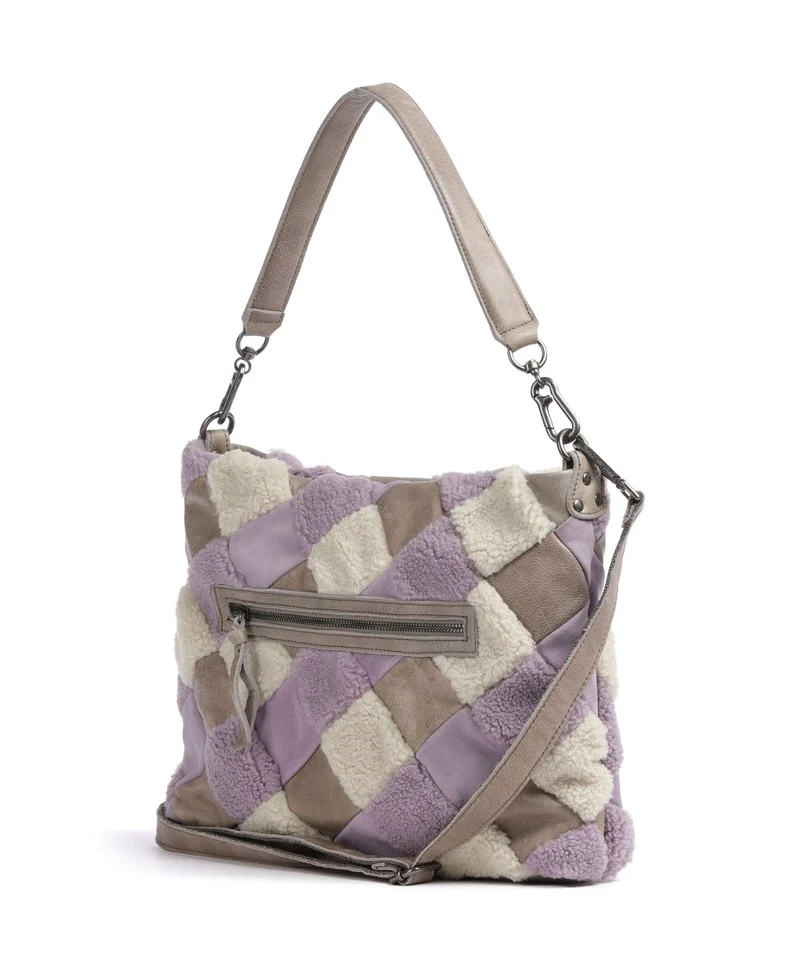 FredsBruder Check My Bag Beuteltasche lavender teddy mix