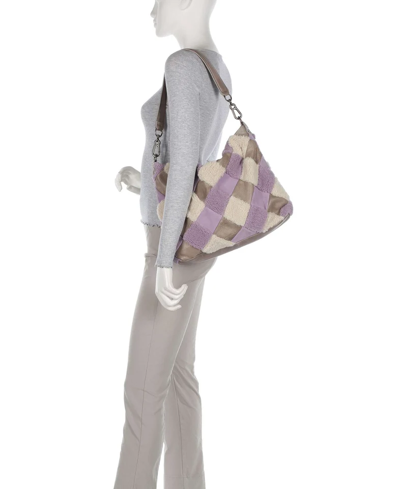 FredsBruder Check My Bag Beuteltasche lavender teddy mix