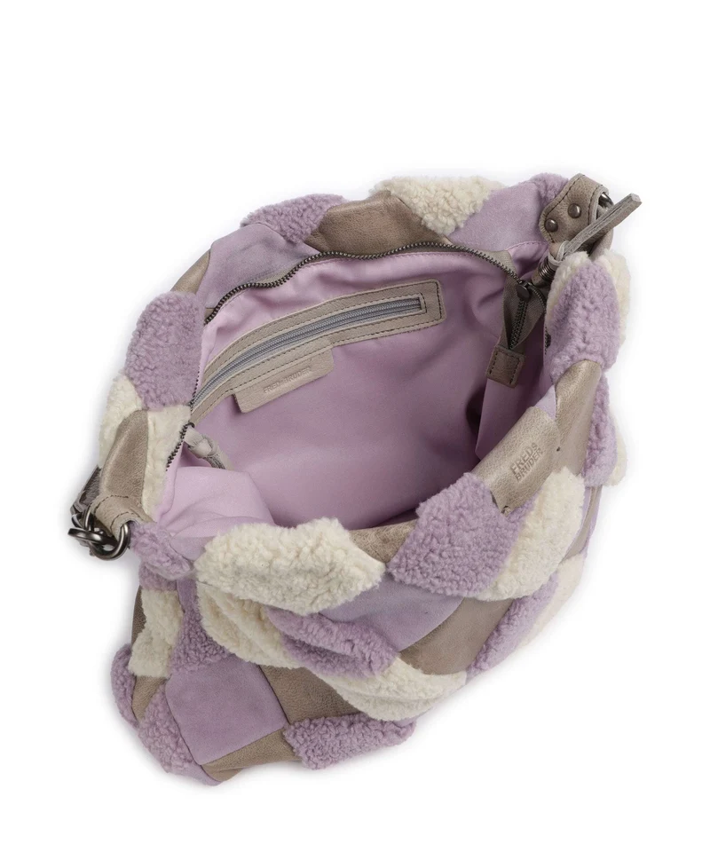 FredsBruder Check My Bag Beuteltasche lavender teddy mix