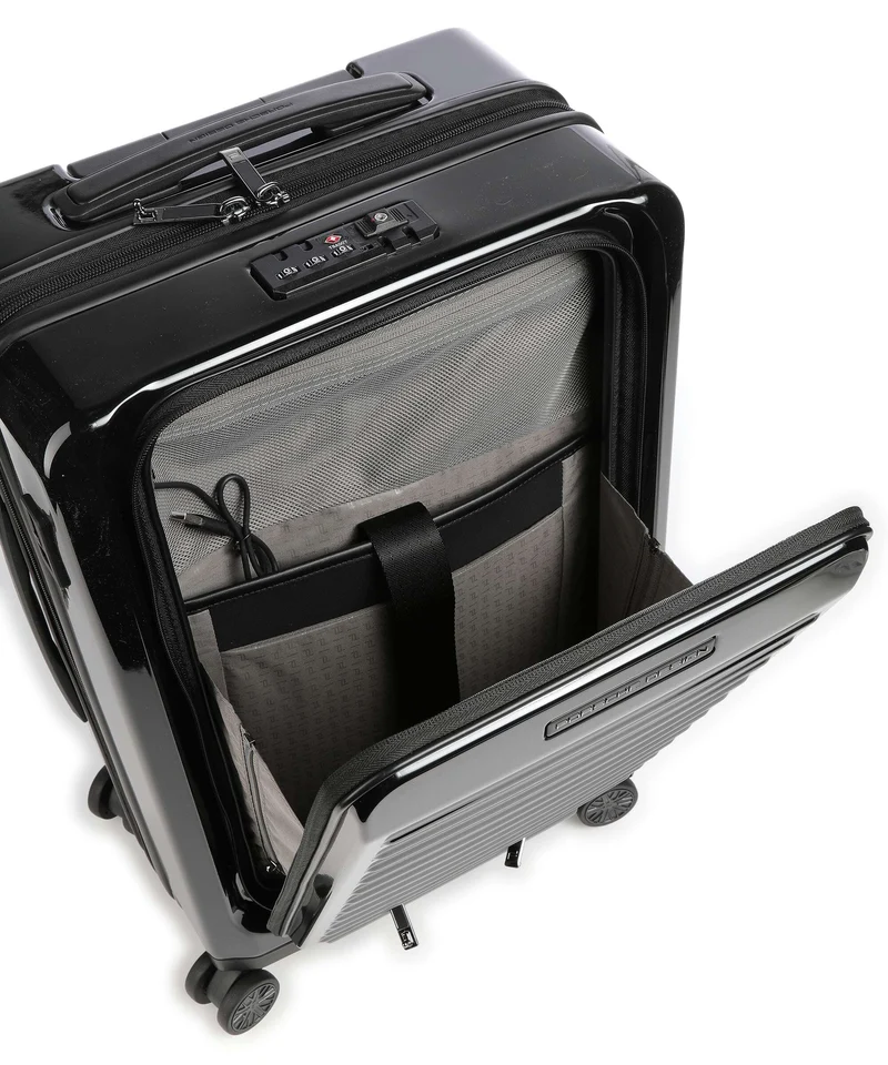 Porsche Design Roadster HC Business 4-Rollen Trolley black shiny