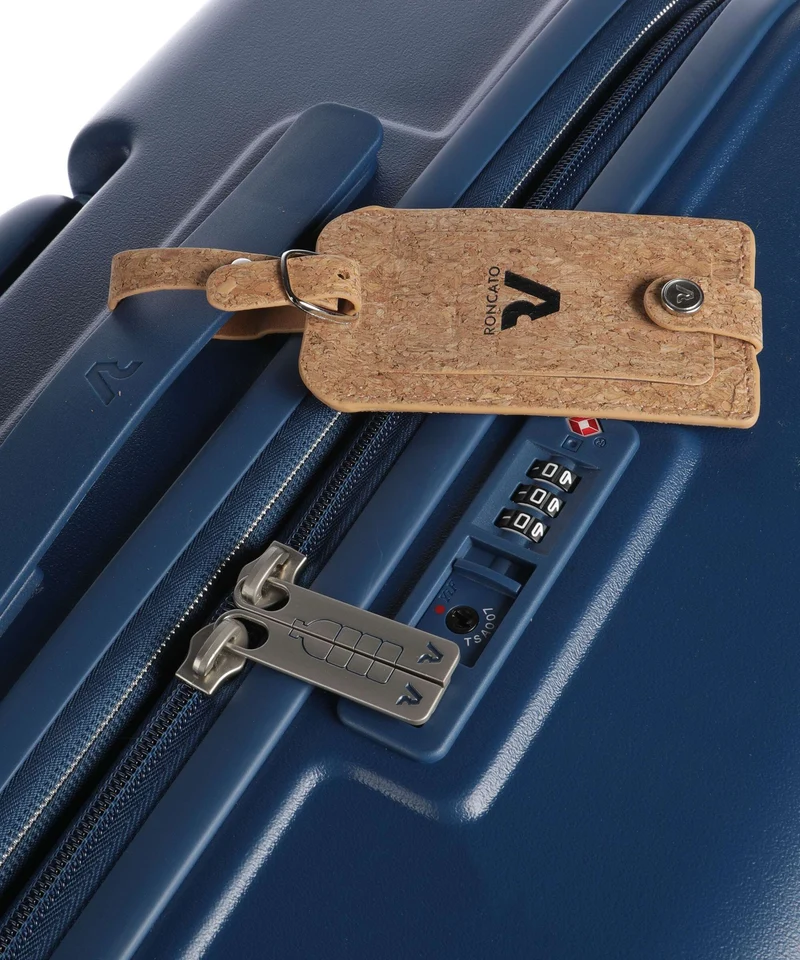 Roncato ReLife 4-Rollen Trolley blu notte