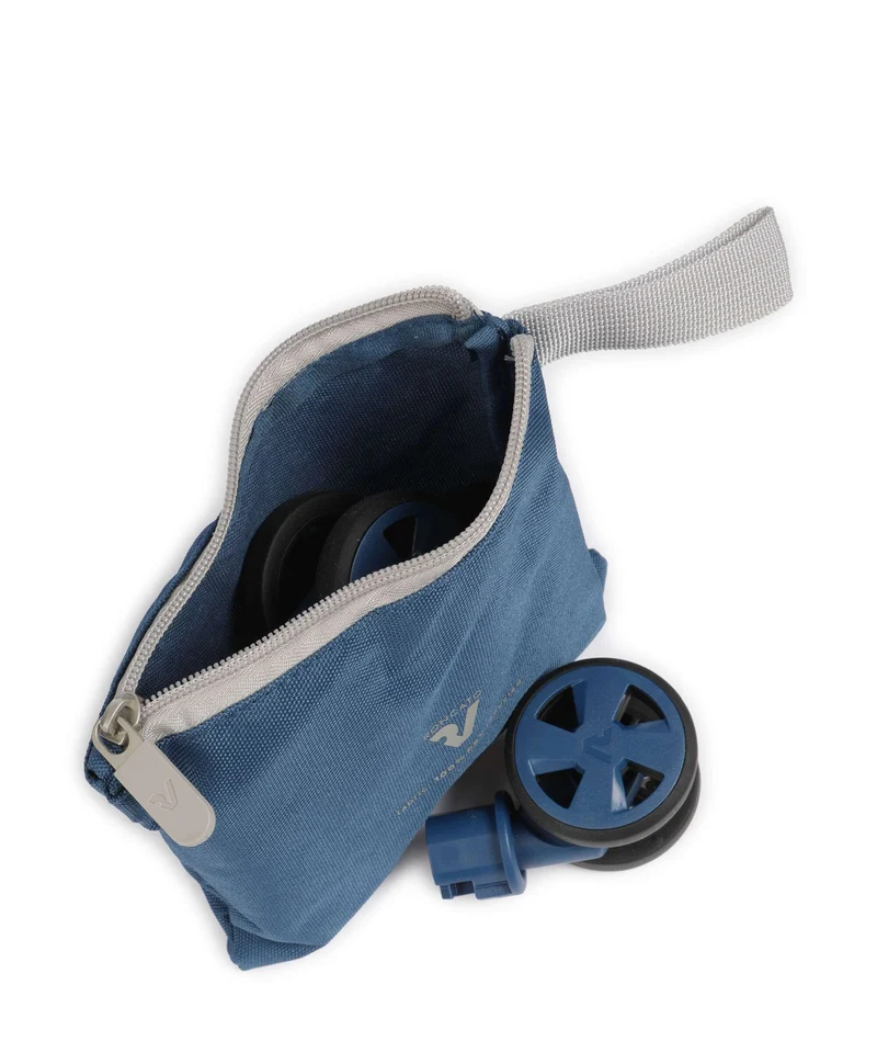Roncato ReLife 4-Rollen Trolley blu notte