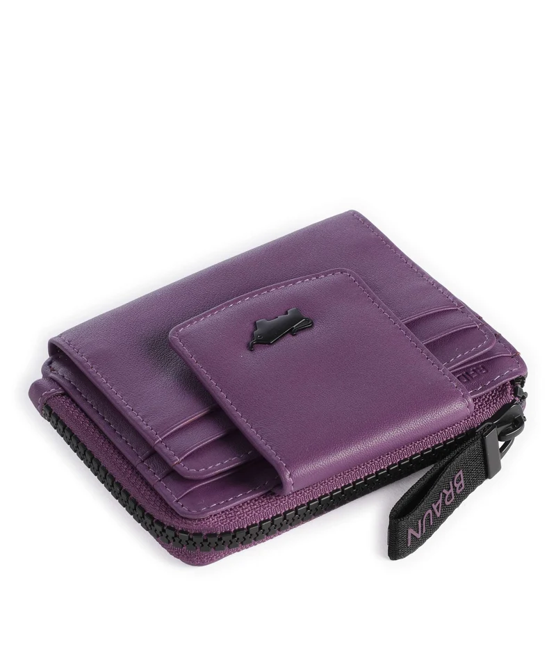 Braun Büffel Capri Kreditkartenetui viola
