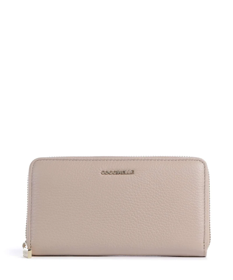 Coccinelle Metallic Soft Geldbörse rosette