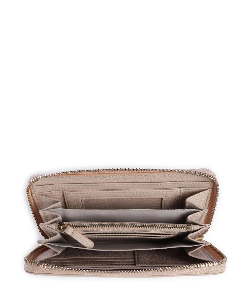 Coccinelle Metallic Soft Geldbörse rosette