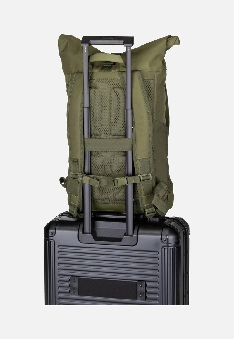 Allen Large Olive - Rolltop Rucksack