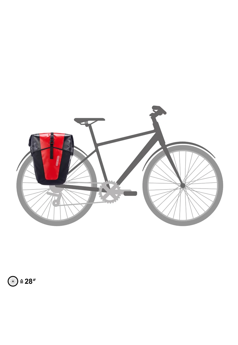 Back-Roller XL QL2.2 Paar Red/Black - Fahrradtasche