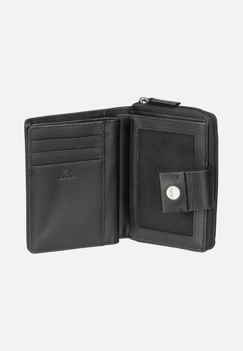 Henau Diethilde Purse MH9FZ Black - Portemonnaie