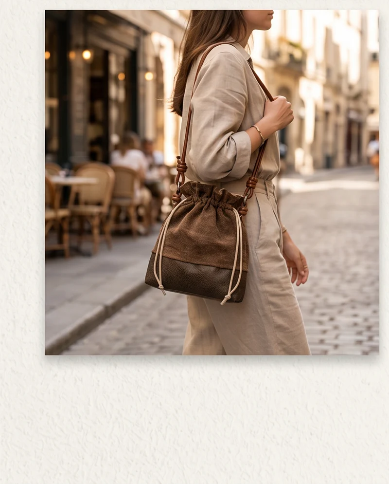 Bucket Bag braun