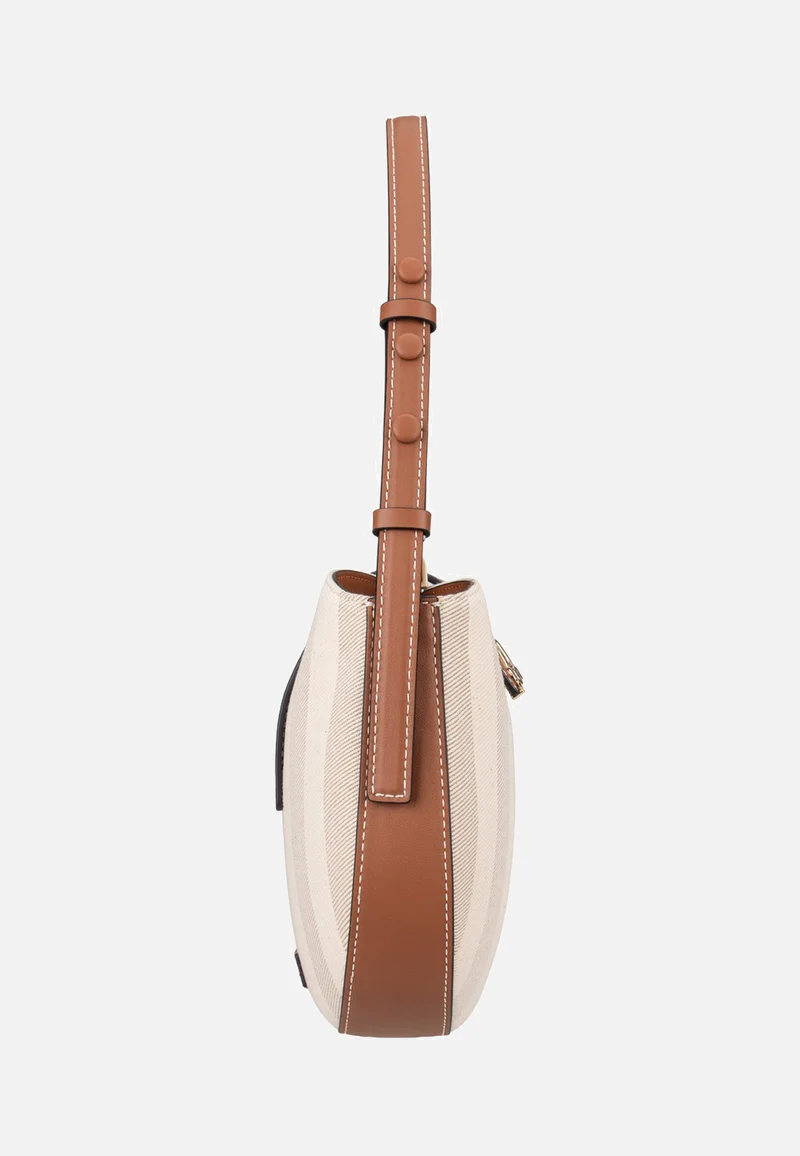 K/Signature Flap SHB Herr Natural Canvas Tan - Umhängetasche