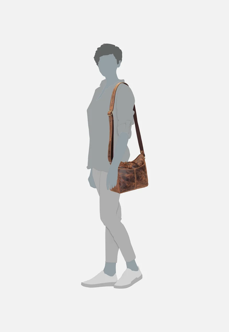 Vintage 1534 Sattelbraun - Beuteltasche