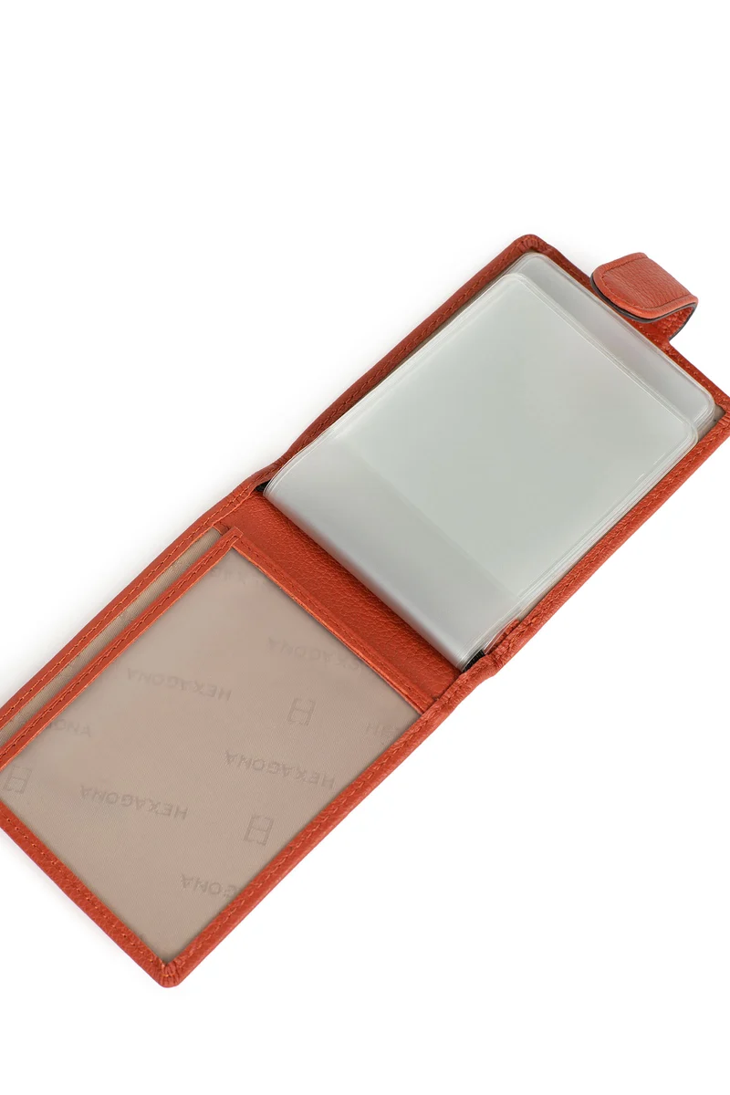 Porte-cartes - 1 volet - Cuir