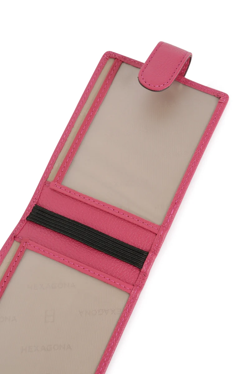 Porte-cartes - 1 volet - Cuir