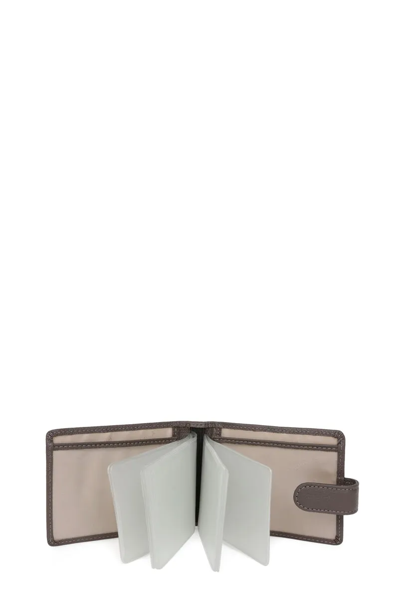 Porte-cartes - 1 volet - Cuir