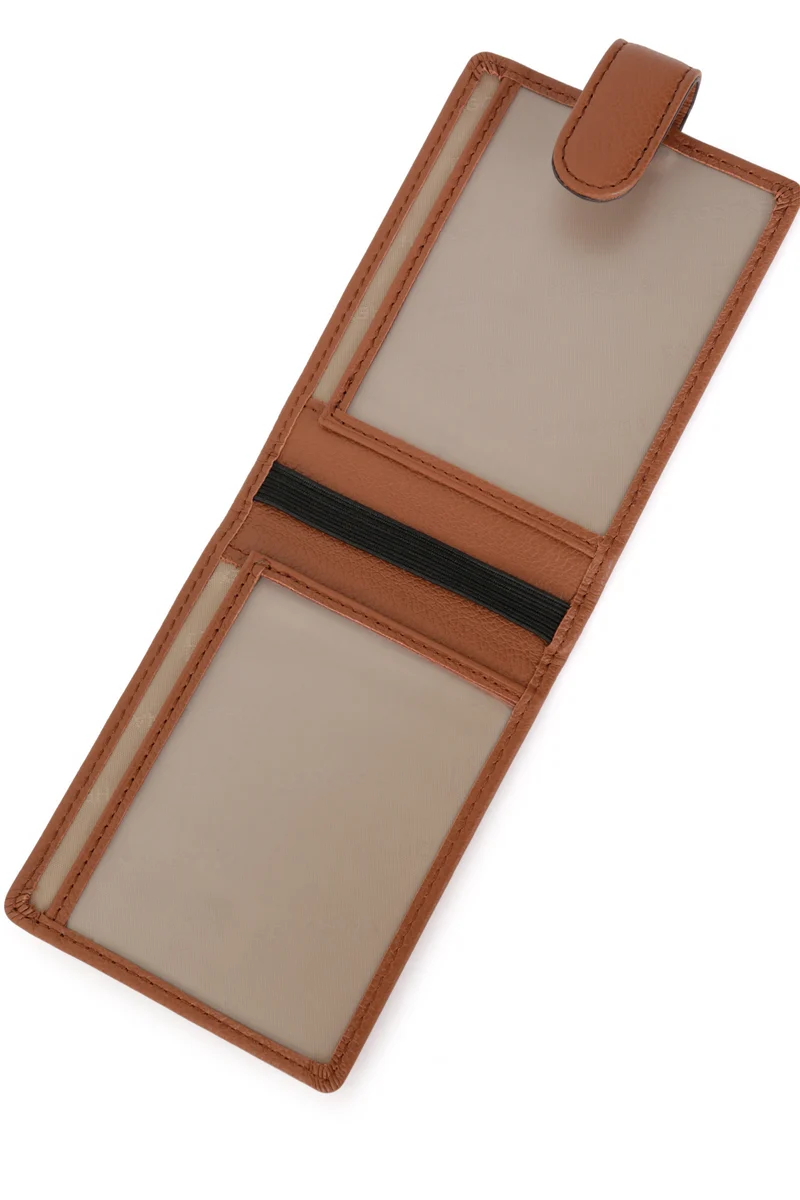 Porte-cartes - 1 volet - Cuir
