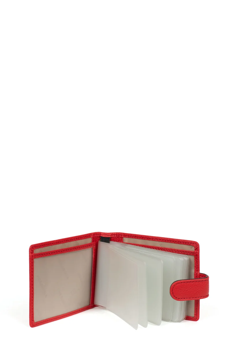 Porte-cartes - 1 volet - Cuir
